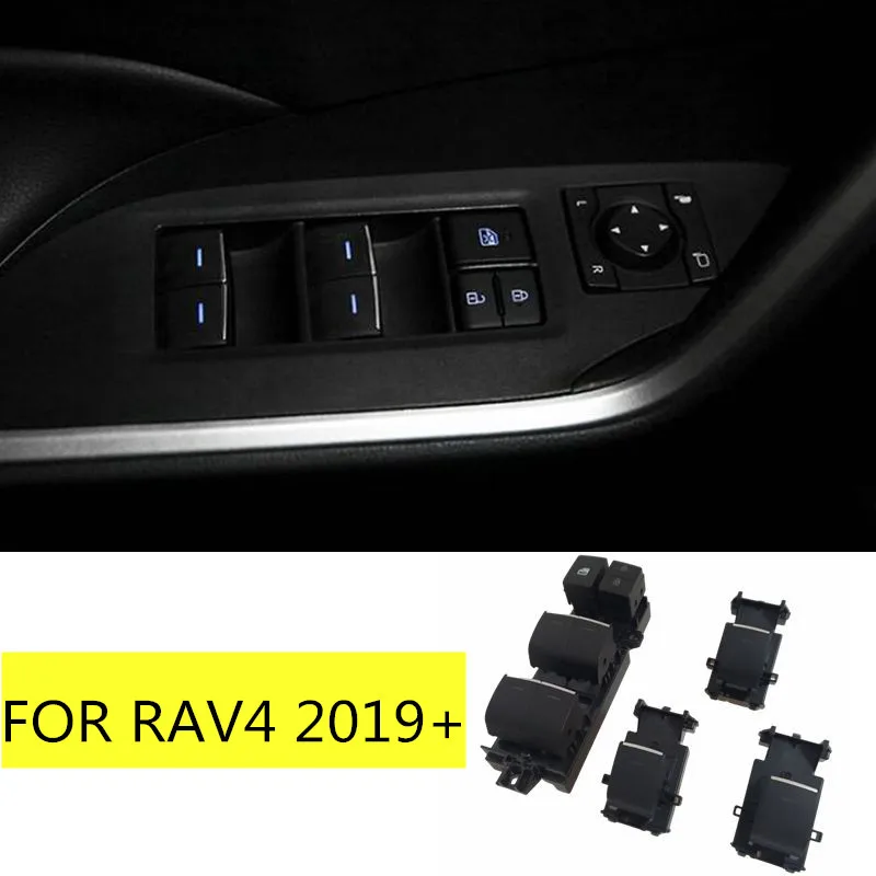 Valgustatud LED Power Ühe Akna Lüliti Komplekt Toyota RAV4 RAV 4 2019 2020 Vasakule Sõidu Backlight