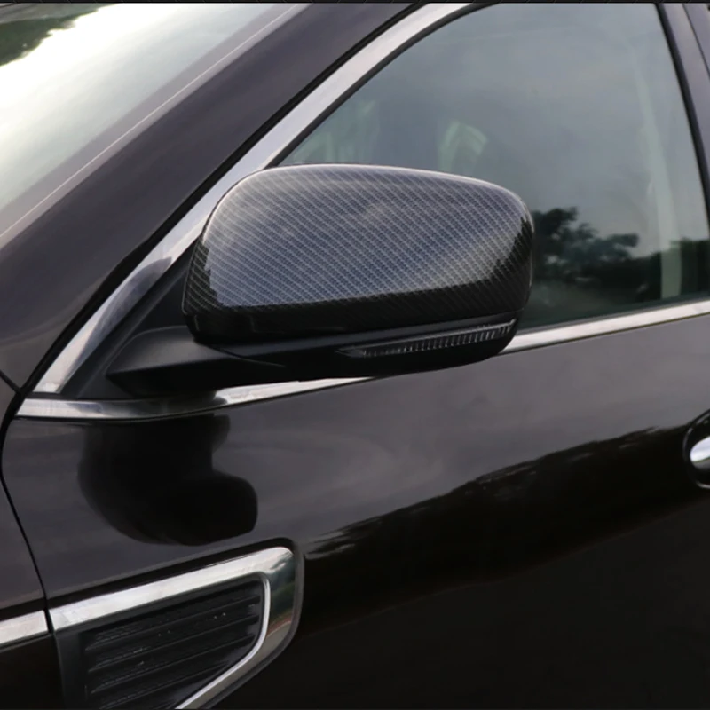 Näiteks Renault Koleos 2017-2019 Tasuta Kohaletoimetamine kvaliteetne Auto Auto süsinikkiust ABS Plastikust Rearview Mirror Cover