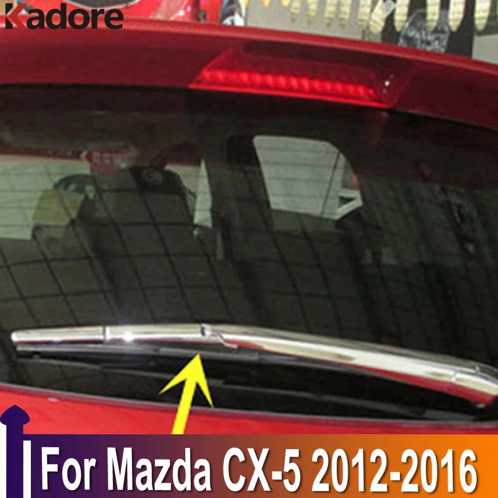 Näiteks Mazda CX-5 CX5 2012 2013 2014 2015 2016 ABS Plastikust Tagumise Akna Kojamehed Kate Trimmib Auto Saba Klaasipuhasti Riba Välisilme Tarvikud