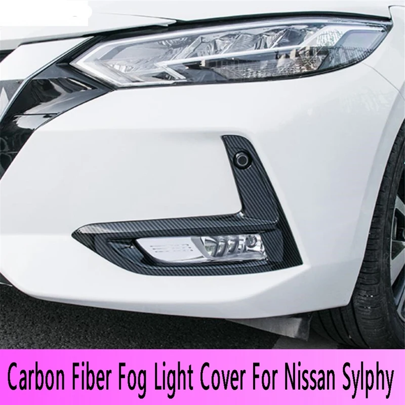 1 Paar süsinikkiust udutule Kate Udutuled Kate Grill Raam Ümbritseb Õhu Kanalis Udutuli Kapuutsi jaoks Nissan Sylphy