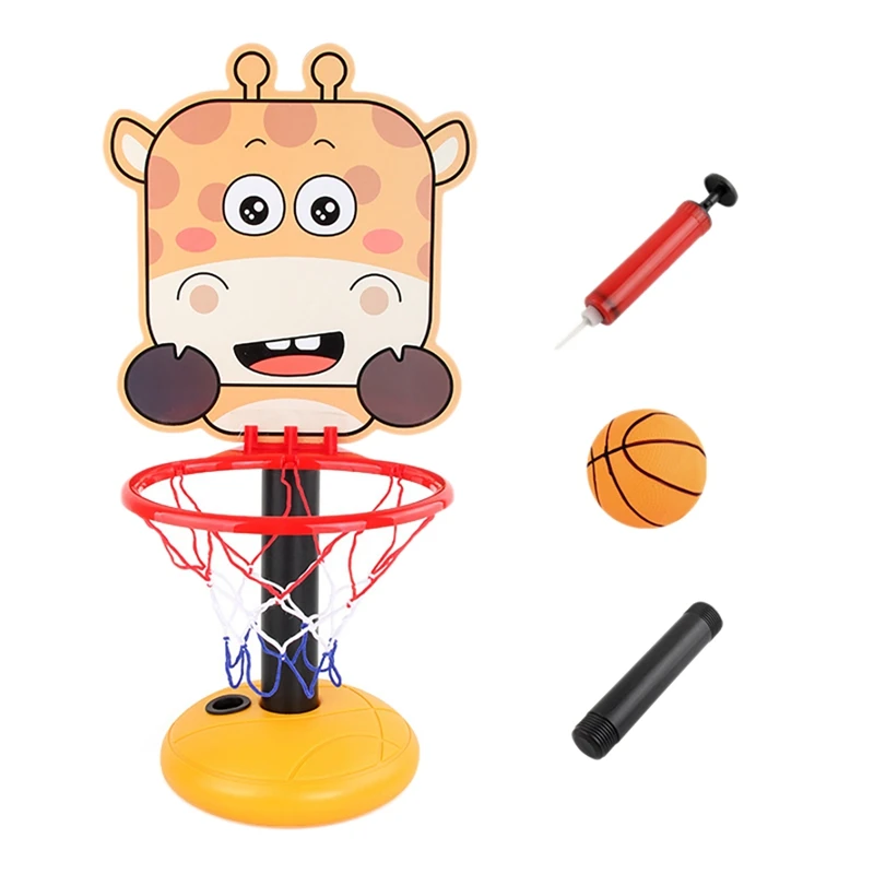 Cartoon Korvpalli Juhatuse Kehtestatud Laste Siseruumides Fitness Sport Mänguasjad Mini Täispuhutav Korvpalli Hoop Mäng