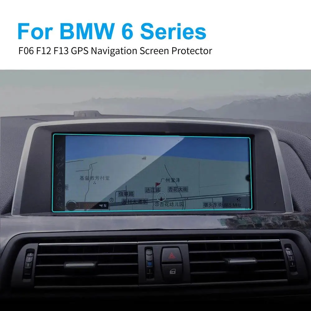 10.2 Tolline Car GPS Navigation Screen Protector BMW F06 F12, F13, 6 Seeria Auto HD Selge Ekraan Karastatud Klaasist kaitsekile