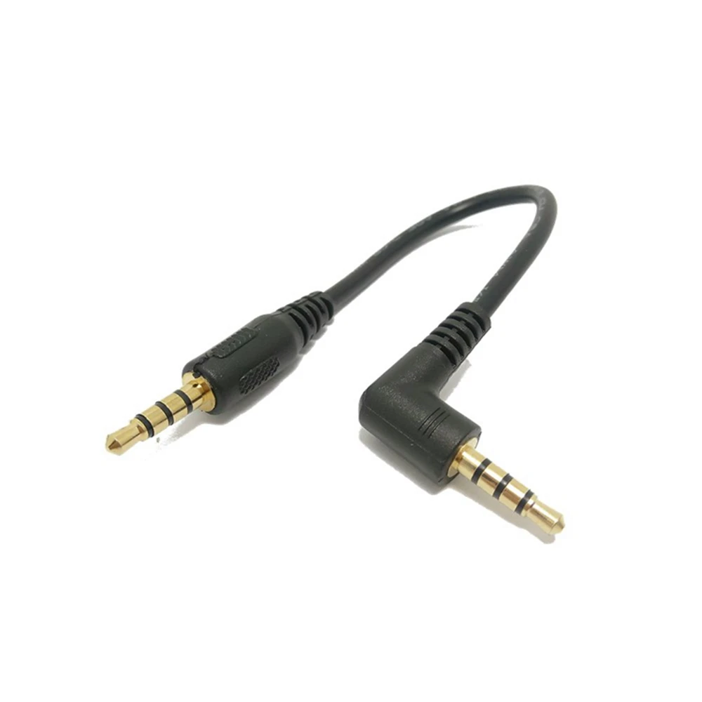 Verkauf! 3,5 mm Stecker auf Stecker Jack Audio Kabel zu 3,5 mm aux kabel hdmi 90 Grad Rechtwinklig für Auto kopfhörer MP3/4 Aux Ka
