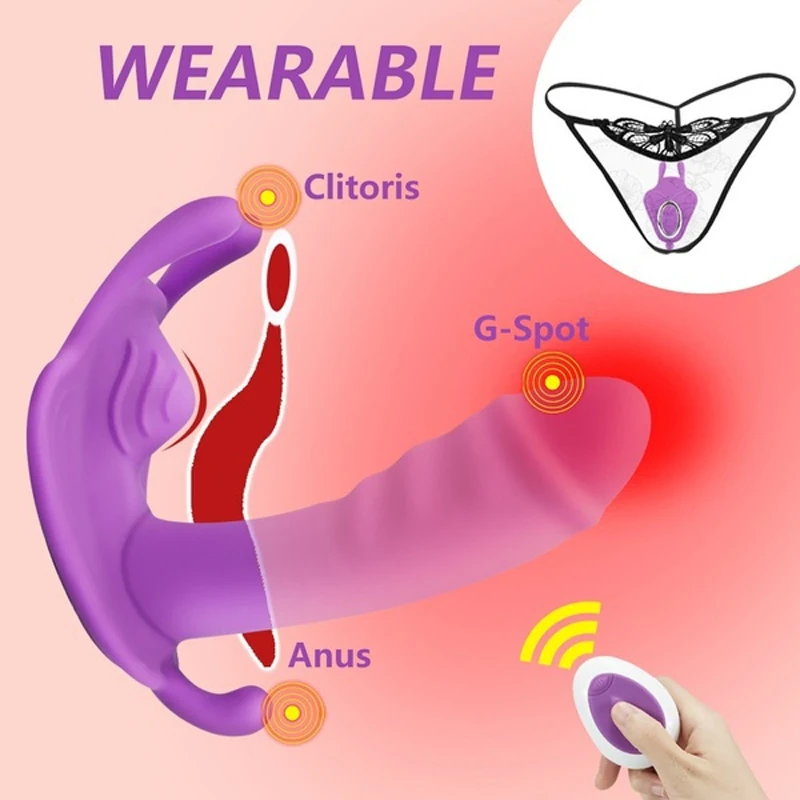 Kantavad Dildo Vibraator Naistele Võimas G-Spot Clit Stimuleerida Orgasm Masturbator puldiga Aluspüksid Vibraatorid Täiskasvanud Sugu