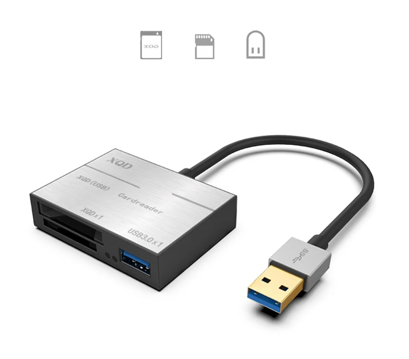 Kõrge Kvaliteediga 500MB/S, High-speed USB3.0 XQD Mälukaardi Lugeja XQD 2.0 USB 3.0 Mälukaart Kirjanik Sony Lexar XQD USB Kaubamärk