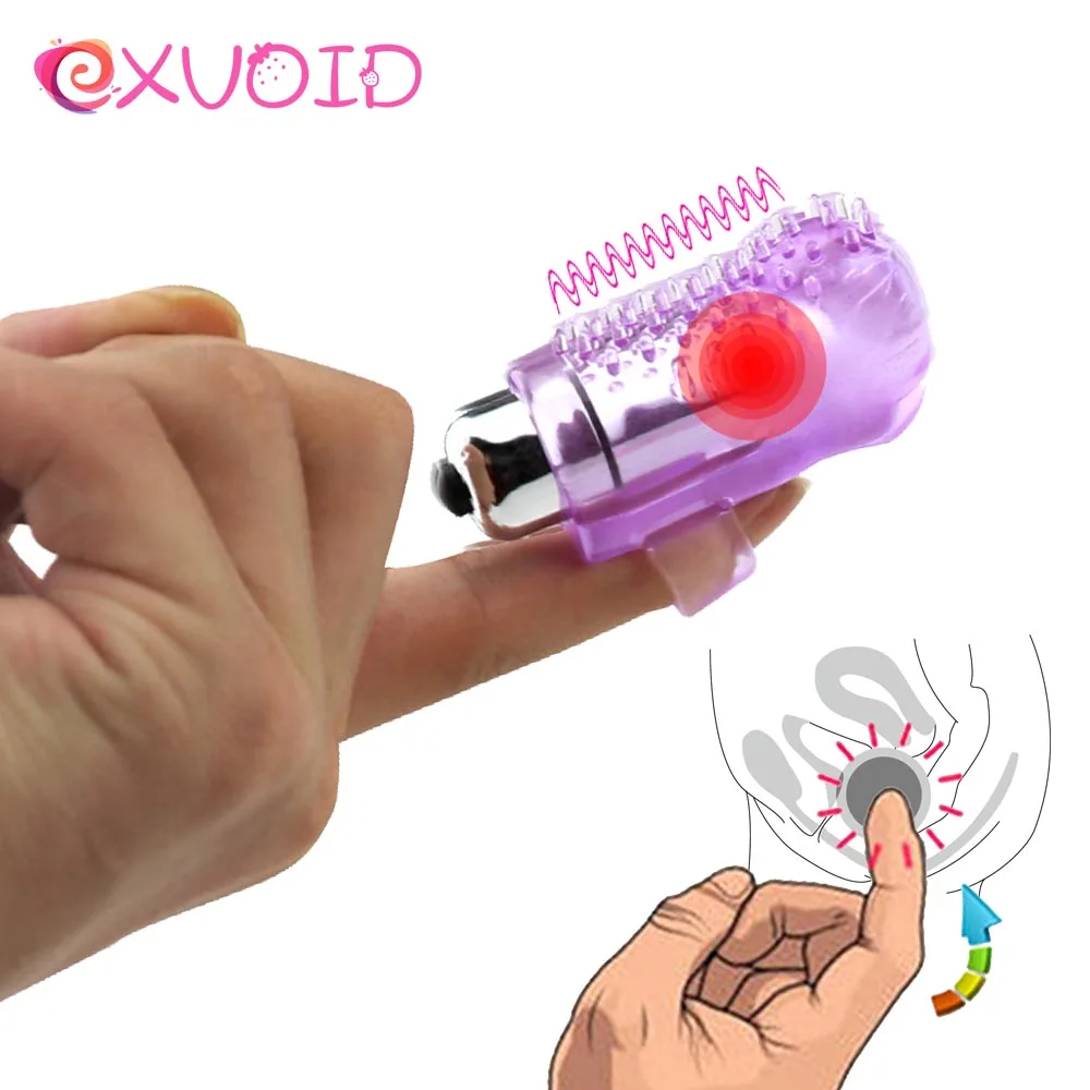 EXVOID Sõrme Vibraator Sex Mänguasjad, Naiste Lesbi Silikoonist G-spot Massager Bullet Vibraatorid Naine Kliitori Stimulaator