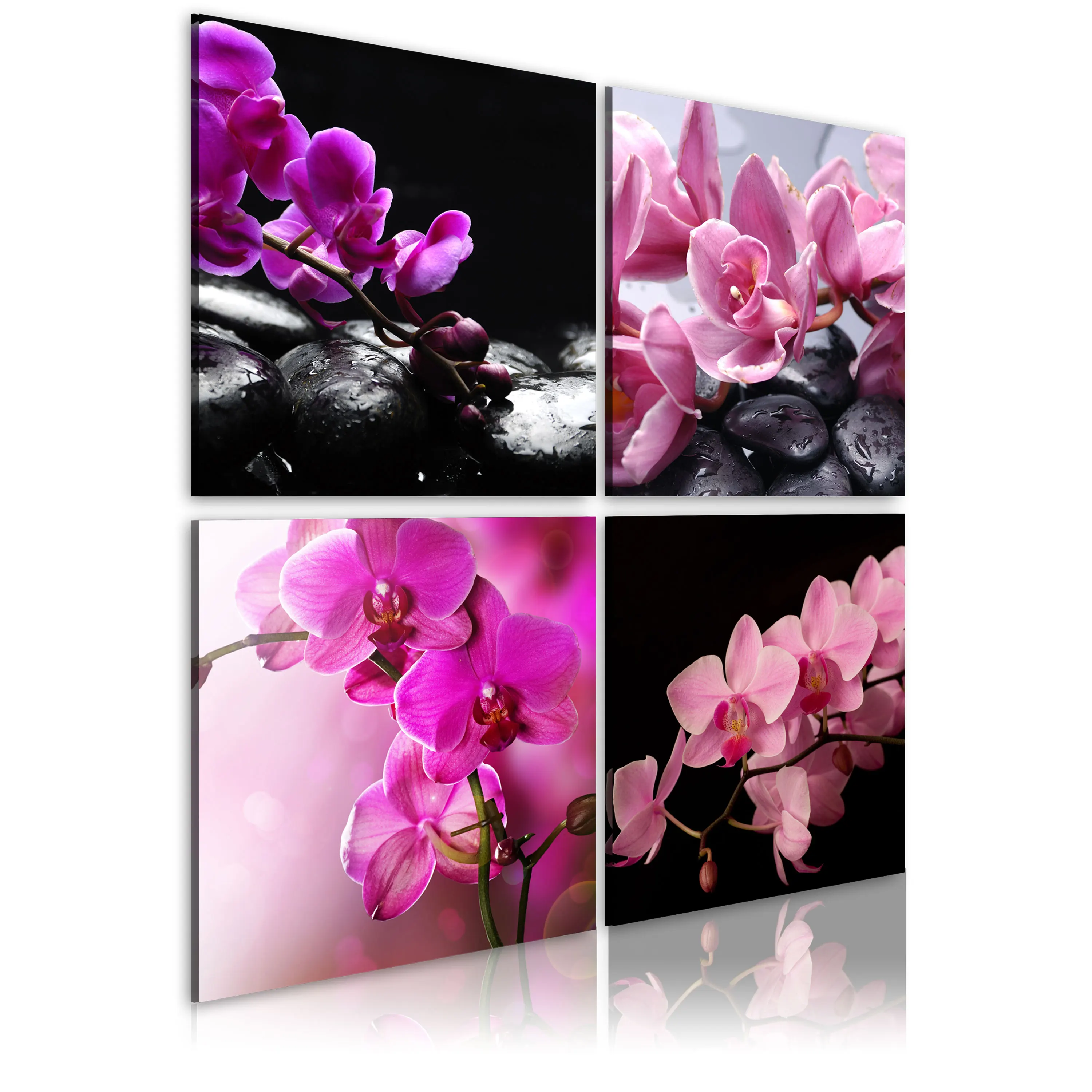 4 Paneel HD Lõuend Art Modern lill Seina Art Lõuend Pilt HD Art Print Home Decor Modulaarne Maalimine elutuba