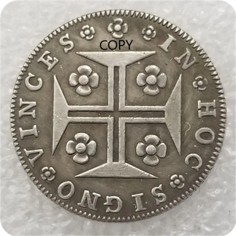 Portugal 1794 hõbetatud Meeldejääv Meene Münt Kingitus Õnnelik Väljakutse Mündi MÜNDI KOOPIA