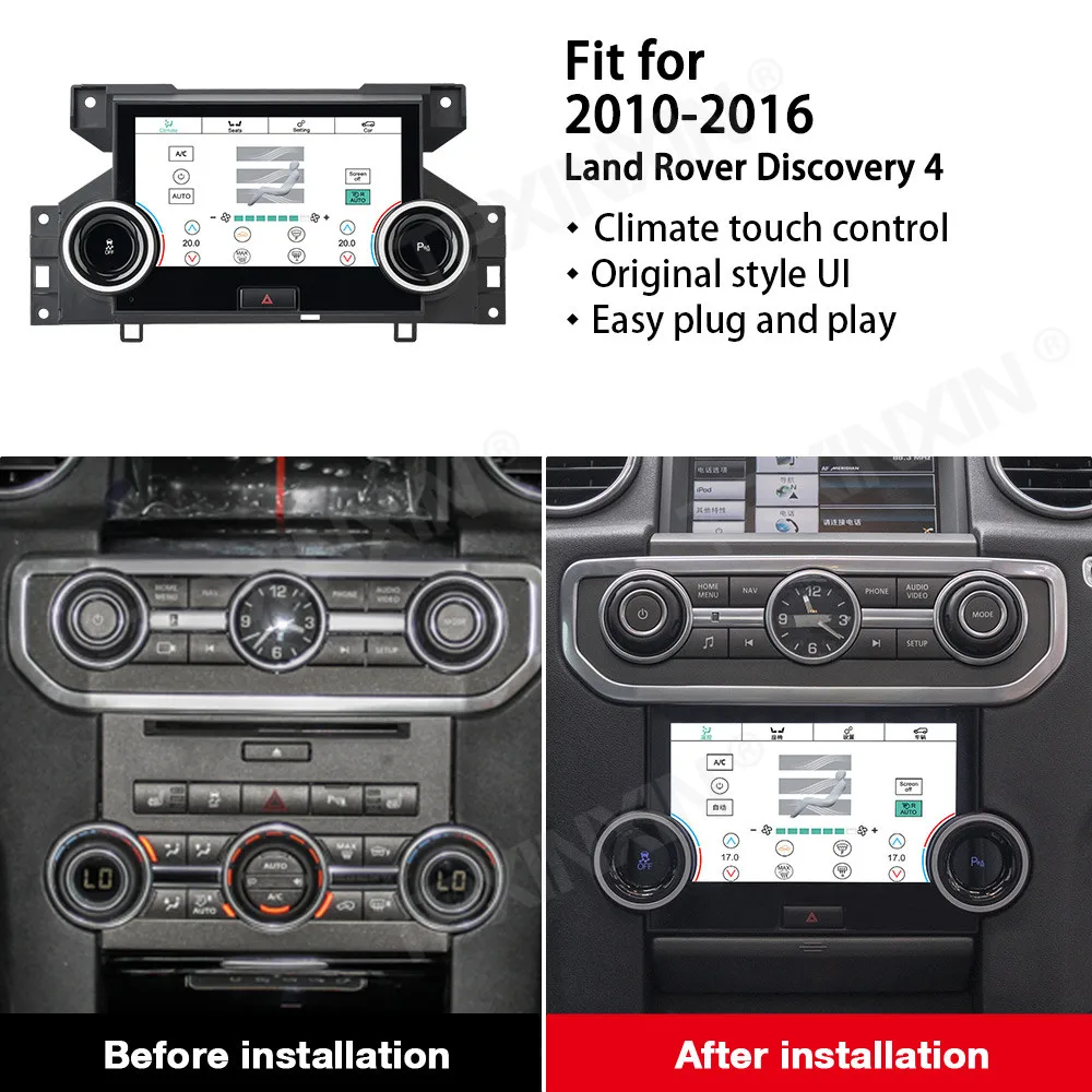 AC A/C, LCD Juhatuse Land Rover Discovery 4 Auto kliimaseadmete kontrolli Auto Touch LCD Ekraan Mängija Tarvikud