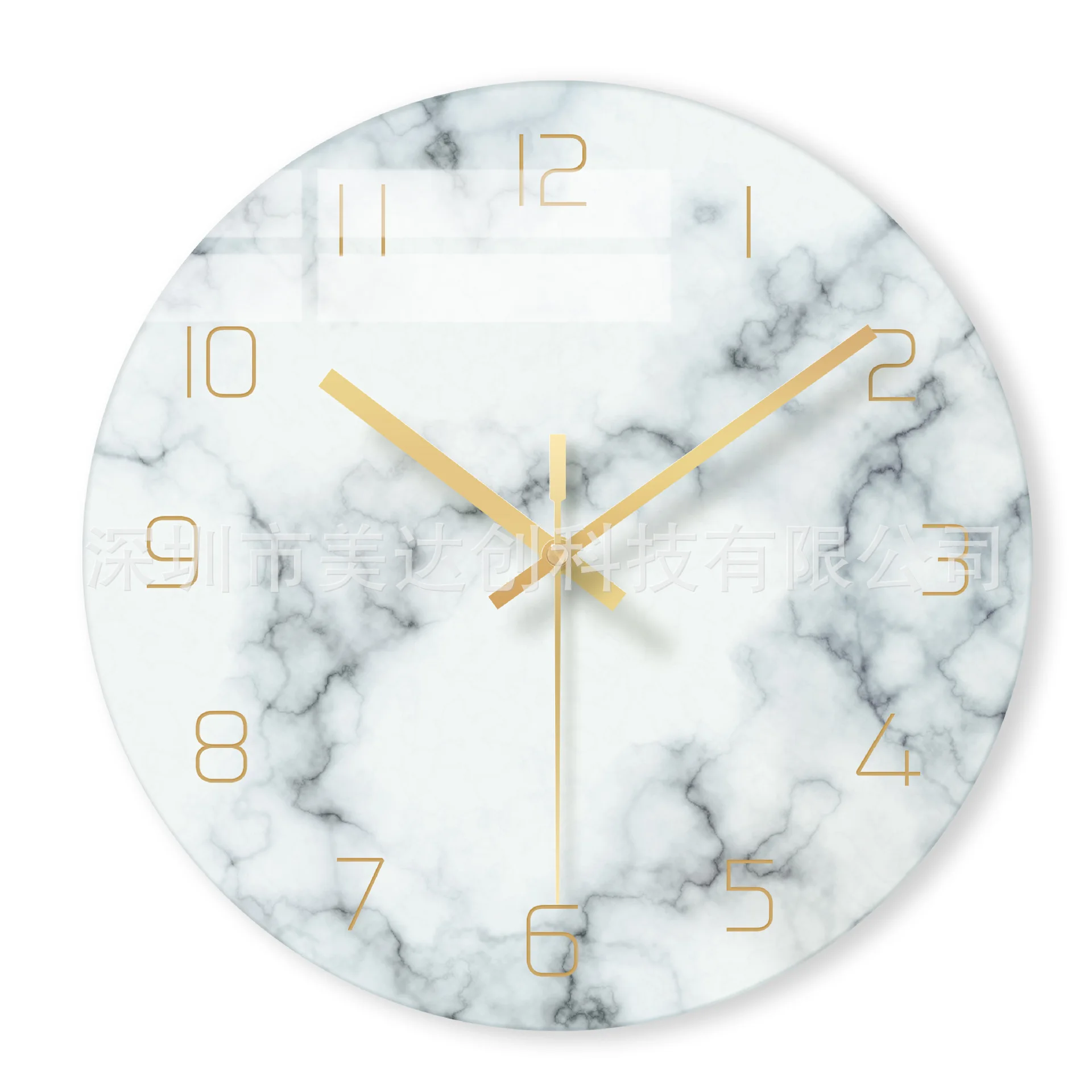 algul Euroopa Led Seina Kell 12 Tolline Marmor Mute Põhjamaade Kella Number Osuti Kaasaegne Disain Reloj De Viilutatud Kodu Kaunistamiseks