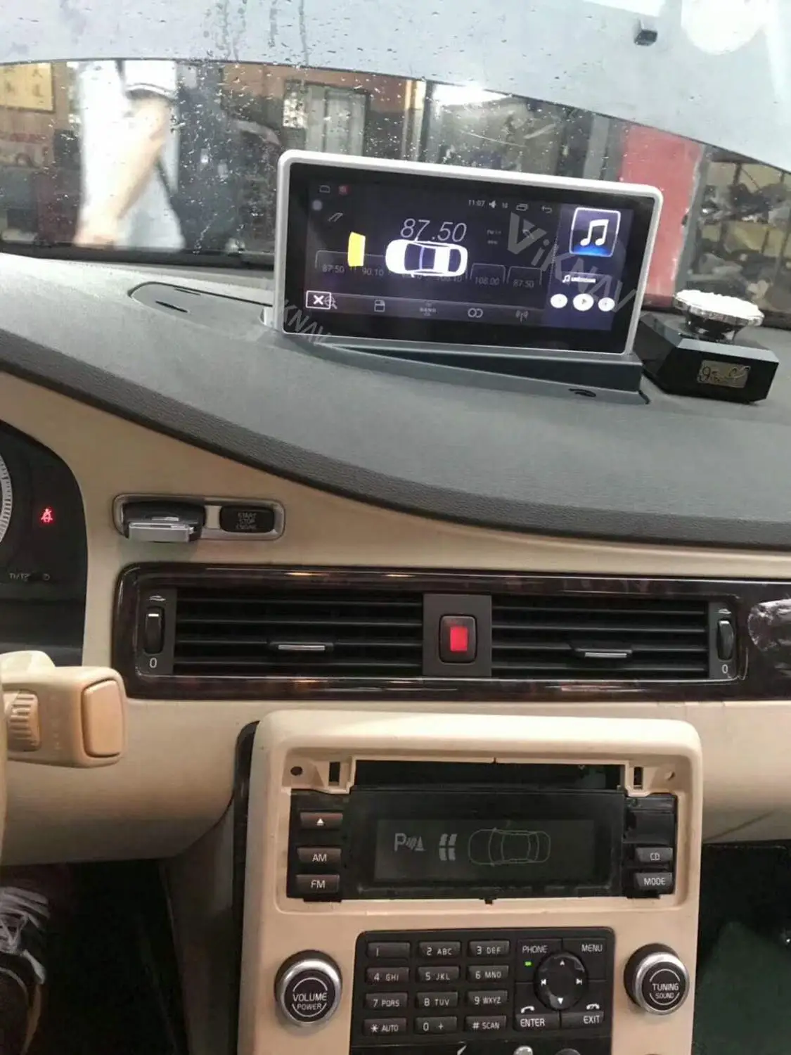 android auto DVD-raadio mängija Volvo S80 2004-2011 GPS navigation multimeedia mängija, stereo video mängija magnetofon 2 din