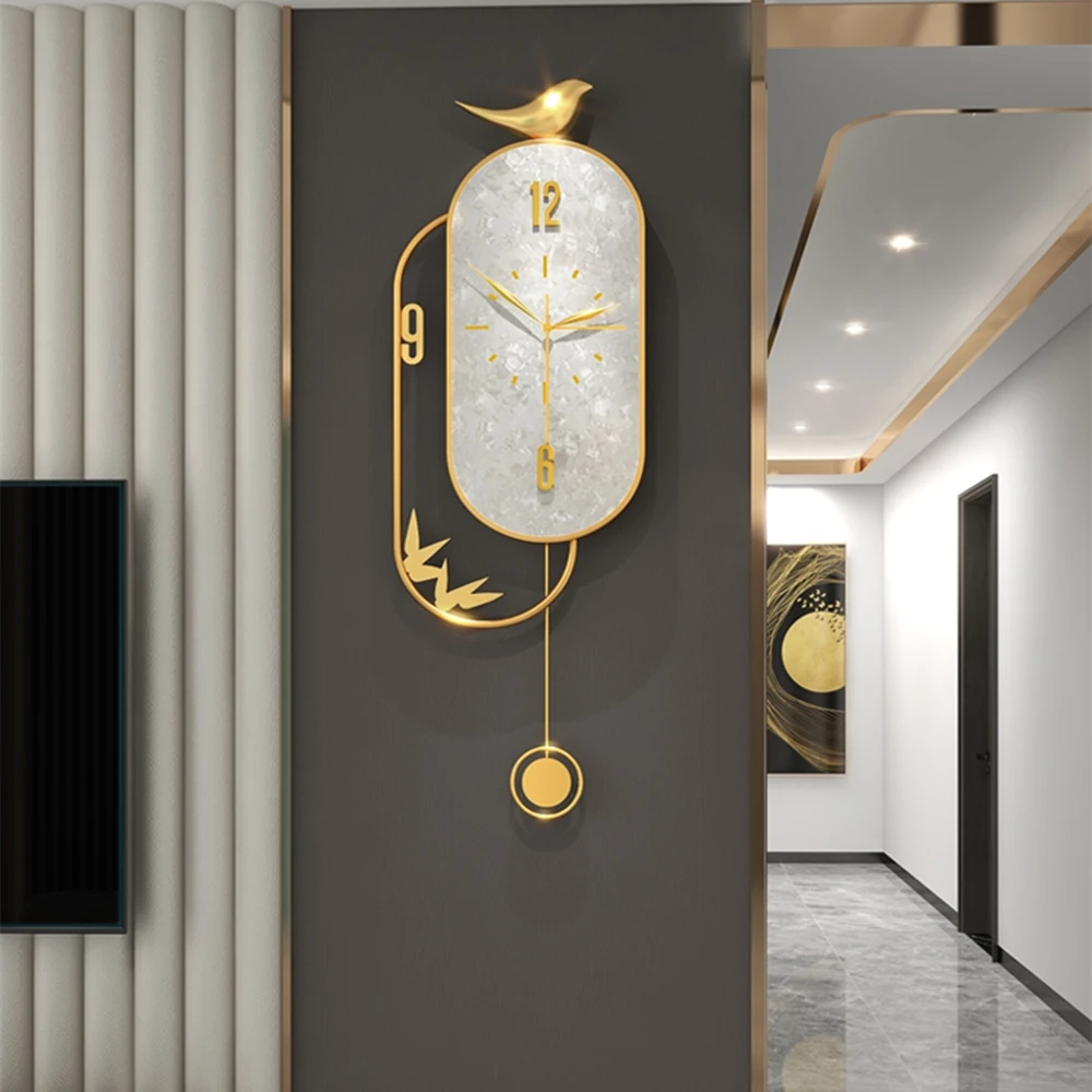 Loominguline kella elutuba home fashion kaasaegne minimalistlik kell restorani sisekujunduses kell seina net punane tuli luksus seina