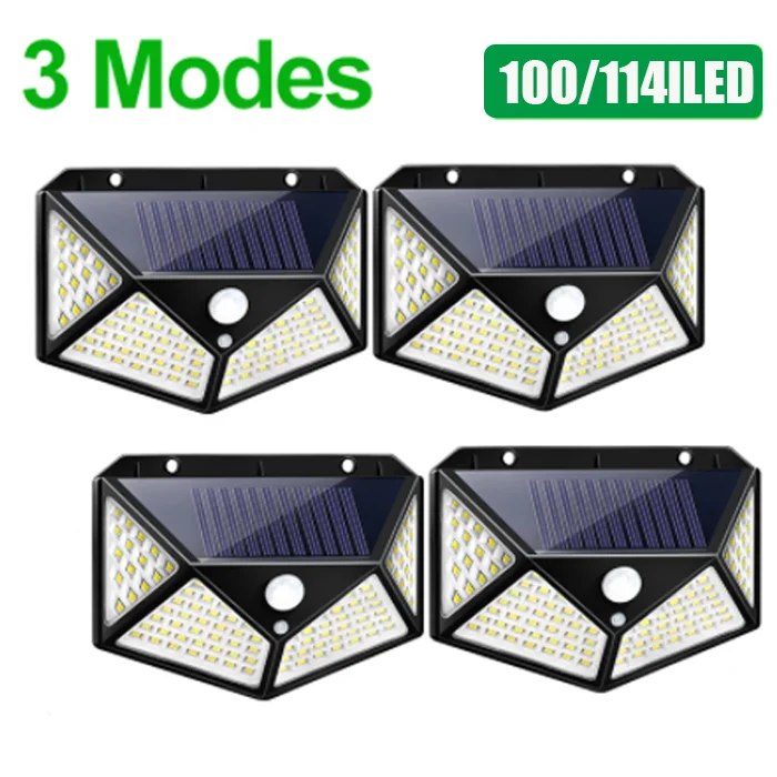 4/2TK 100 LED-Solar Power seinavalgusti Liikumisandur Veekindel Kodu Aed Lamp